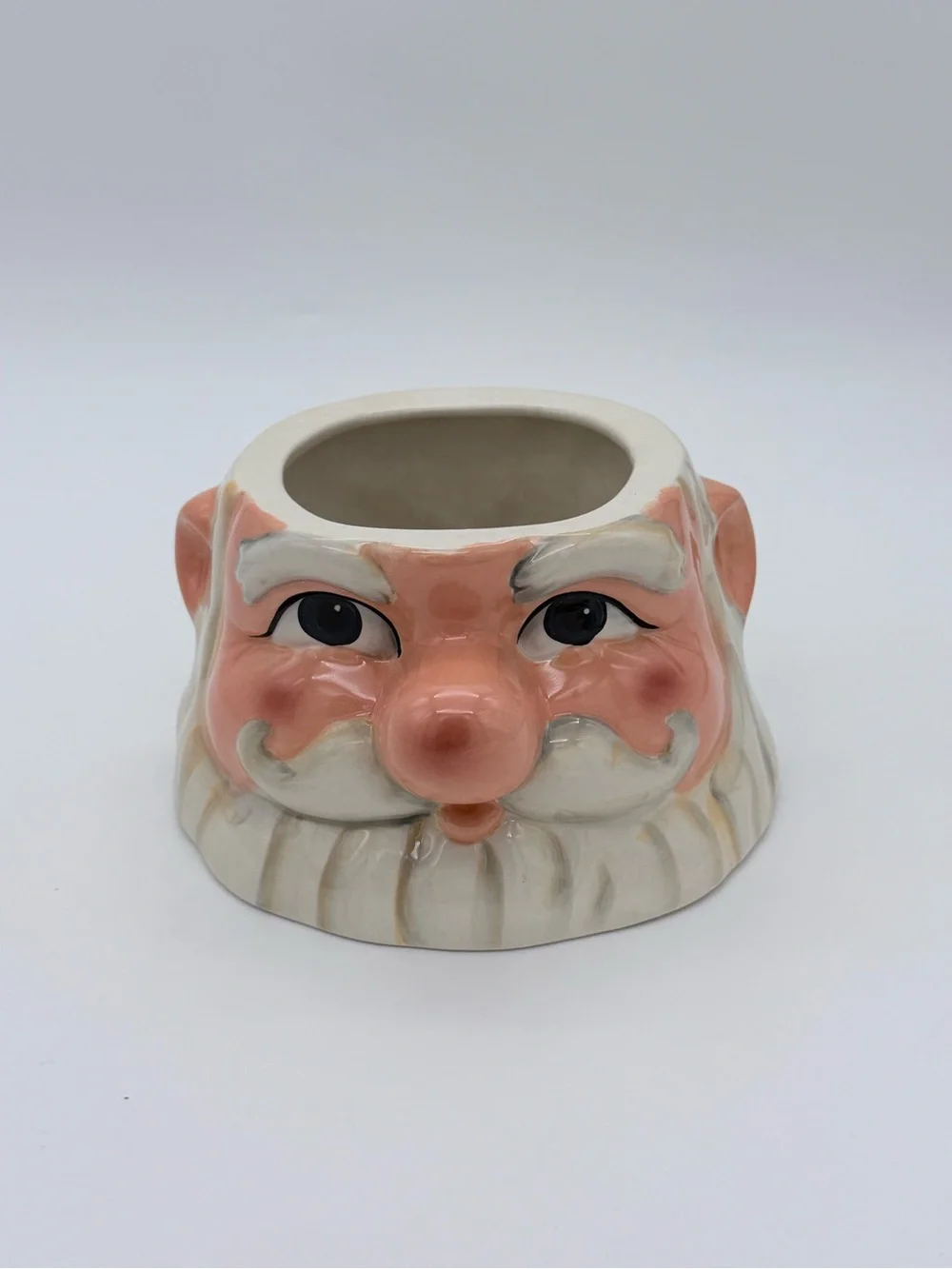 Vintage Cracker Barrel 2pc Santa Claus Juicer Reamer & Jug 8”